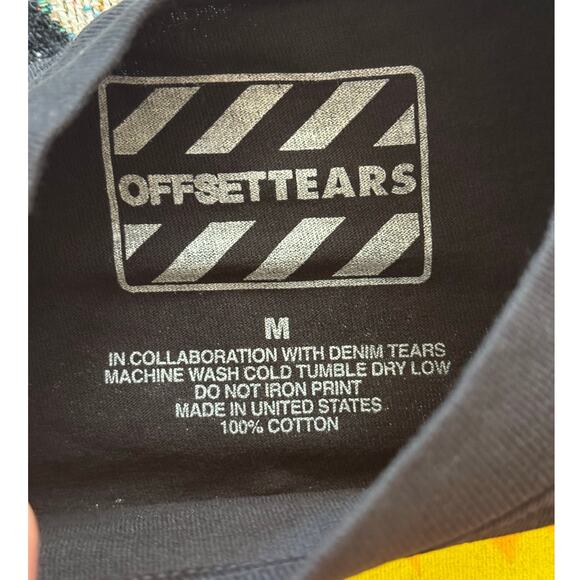 Denim Tears x Offset Set It Off #1 T-shirt sz m - Picture 6 of 9